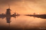 Sunrise at Kinderdijk